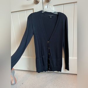 Banana Republic navy blue cardigan!